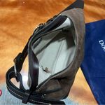 Dooney & Bourke Brown Leather and Suede Slouch Bag vintage Photo 9