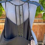 MLV Collection MLV black silk Dorane T-Back Halter Mini dress XS Photo 6