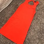 Topshop Bright Coral Tight Short Dress  Photo 0