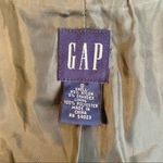 Gap Trench Overcoat Gray Long Button Up Pockets Size Small Photo 4