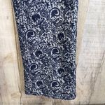 Beau Dawson Size 12 Navy Blue & Gray Denim Paisley Jeans 5 Pockets & Belt Loops Photo 2