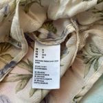 American Eagle  Outfitters Button Tie Front Ruffle Floral Blouse | Size XS Photo 7