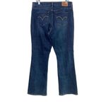 Levi's Classic Straight Leg Boot Cut Mid Rise Jeans Zip Button 31 Dark Wash Photo 12