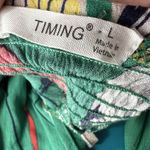 Timing Womens L Sleeveless Wide Leg Pant Jumpsuit Hawaiian Beach Cruise Vacation Photo 4