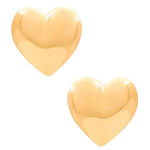 Heaven Mayhem Amour Earrings in Gold New Womens Heart Jewelry Photo 0