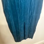 Universal Standard J. Crew x Cupro Lagenlook Dark Teal Maxi Dress Photo 2