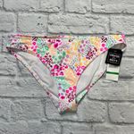 California Waves  Juniors Hipster Scoop Bikini Bottoms Multi Neon White L New Photo 1