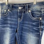 Miss Me Women's Jeans Blue Cotton Signature JP8759T Straight 26 Photo 2