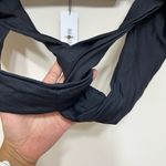 Pez D’or Lucia Bandeau Maternity Black Bikini Top Medium NWT Photo 3