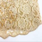Sundance  Moon Flowers Lace Mesh Top: Champagne Photo 8
