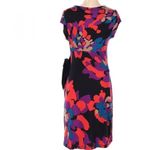 Liz Lange Maternity colorful abstract print stretch dress size small Photo 1