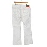 Levi's White 515 Low Rise Boot Cut Jeans Sz 16 Photo 3