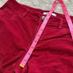 CAbi Cute Vintage  Sz 6 Red Corduroy  Straight Leg Relaxed Fit Jeans Pants Chic Photo 6