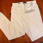 Talbots highwaist straight leg fine corduroy Cream Pants 27 4 NWOT Photo 0