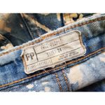 We The Free  People Shorts Women 24 Denim Distressed Cut Off Button Fly Hot Pants Photo 2