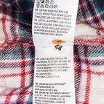 American Eagle Outfitters Red and White Plaid Flannel Size XS Photo 5