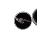 Silver Cardinal & Camera Charm Pearl cage sterling silver pendant set oyster new Photo 3