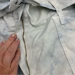 ALC Frank A.L.C. Davidson Cloud Blue Bleached Linen Blend Paper Bag High Rise Short 10 NEW Photo 13