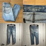 American Eagle Size 6 ripped high waisted jeans/jegging Photo 1