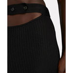 Aya Muse Maggie Cutout Skirt in Black X Photo 13