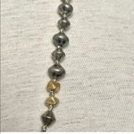 Stella & Dot silver and gold tone long necklace Photo 5