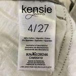 Kensie Camo Mini Skirt NWT Jeans Sz 4/27 Camouflage Distressed Denim Skirt Photo 1