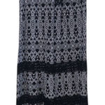 Faded Glory  Black and White Patterned Women's Maxi Skirt With Belt Photo 0
