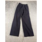 Nike  standard fit fleece pants pants wide leg Xs Gray Sherpa Photo 4