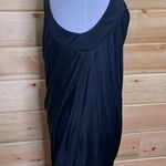 Alexia Admor  Black One Shoulder Ruched Bodycon Black Mini Dress Small Photo 5