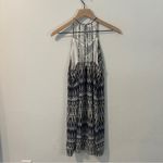 Kensie  Women's Sound Waves Printed Cami Dress Halter Neck Shift Chiffon‎ Size M Photo 5