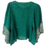 Auguste The Label Palm Springs Poolside Top in Emerald Photo 4