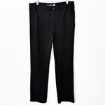 Betabrand [] Black Classic Ponte Knit Straight Leg Stretch Dress Pants Work Sz XL Photo 1