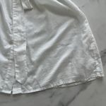Seafolly  White shirt dress size Medium Cotton Cover Up Tie Waist Minimalist Chic Photo 7