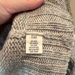 American Eagle XL Y2K Light Gray Cropped Wool-Blend Chunky Cardigan Sweater Photo 7