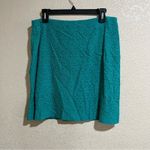 Brooks Brothers Brook Brother teal blue lace skirt Photo 6