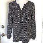 Red Camel  Black and White Polkadot Blouse Photo 0