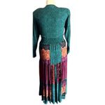 Carole Little Womens Green Vintage Tie Vest Maxi Dress Boho Chic Size 6 Photo 3