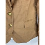 J.Crew Factory Original Schoolboy Blazer in Camel Women's Size 6 NWT Tan Photo 3