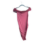 JONATHAN SIMKHAI STANDARD Divya Midi Dress Pink Photo 5