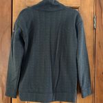 Columbia  Lodge Funnel Pullover Sweatshirt Women’s Medium Black Charcoal Pockets Photo 3