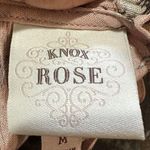 Knox Rose  90s Dress Sz M Fairy Y2K Floral Print Asymmetrical Hem Smocked Waist Photo 4