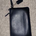 Coach  Black Leather Wristlet Wallet with Zipper  Photo 3