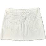 Free People Zip It Up Mini Skirt in Vintage White Size 28 Photo 5