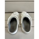 Crocs Baya Lined White Sherpa Lined Slingback Comfy Clogs M6 W8 Photo 2
