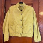 E & M Chartreuse Corduroy Women's Jacket Photo 0