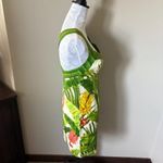 Farm Rio  Fresh Forest Scarf Green Floral Dress Form Fit Womens Xsmall Linen Photo 5