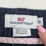 Vineyard Vines Navy Blue Shorts, Pink Whale Print, Sz 10 Photo 1