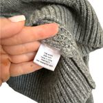 Elizabeth and James  Gray Cable Knit Turtleneck Sweater Size Large Photo 4