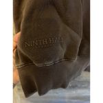 Urban Outfitters Ninth Hall Sweatshirt Size Medium Brown Acid Washed Vintage look Grunge Street Photo 6