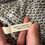 Free People Timber Knit Cowl Neck Tank Top Women’s Medium Black White Sleeveless Photo 4